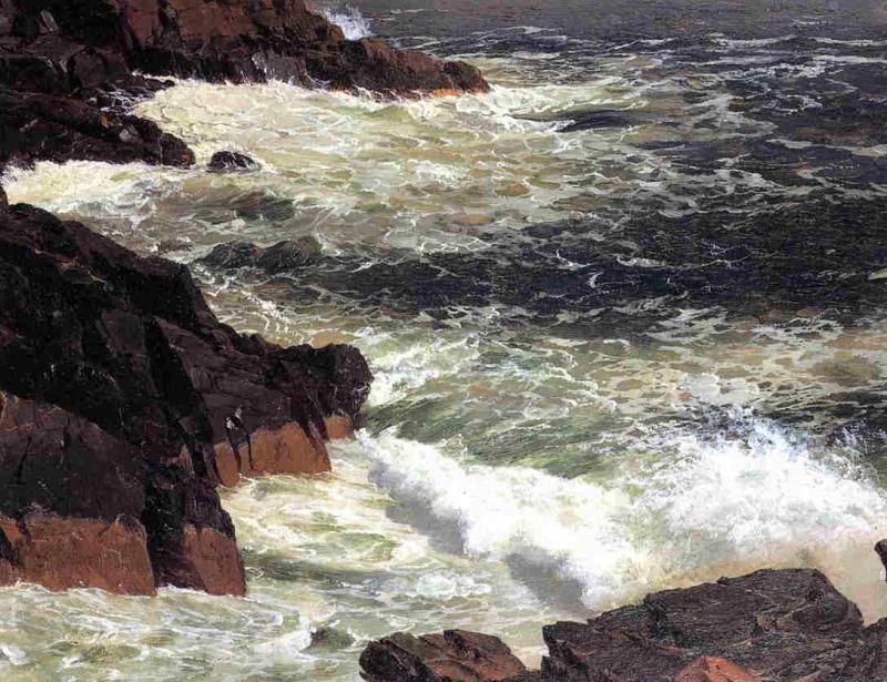 Frederic Edwin Church Rough Surf, Mount Desert Island